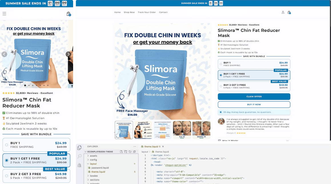 Websites, Developed
